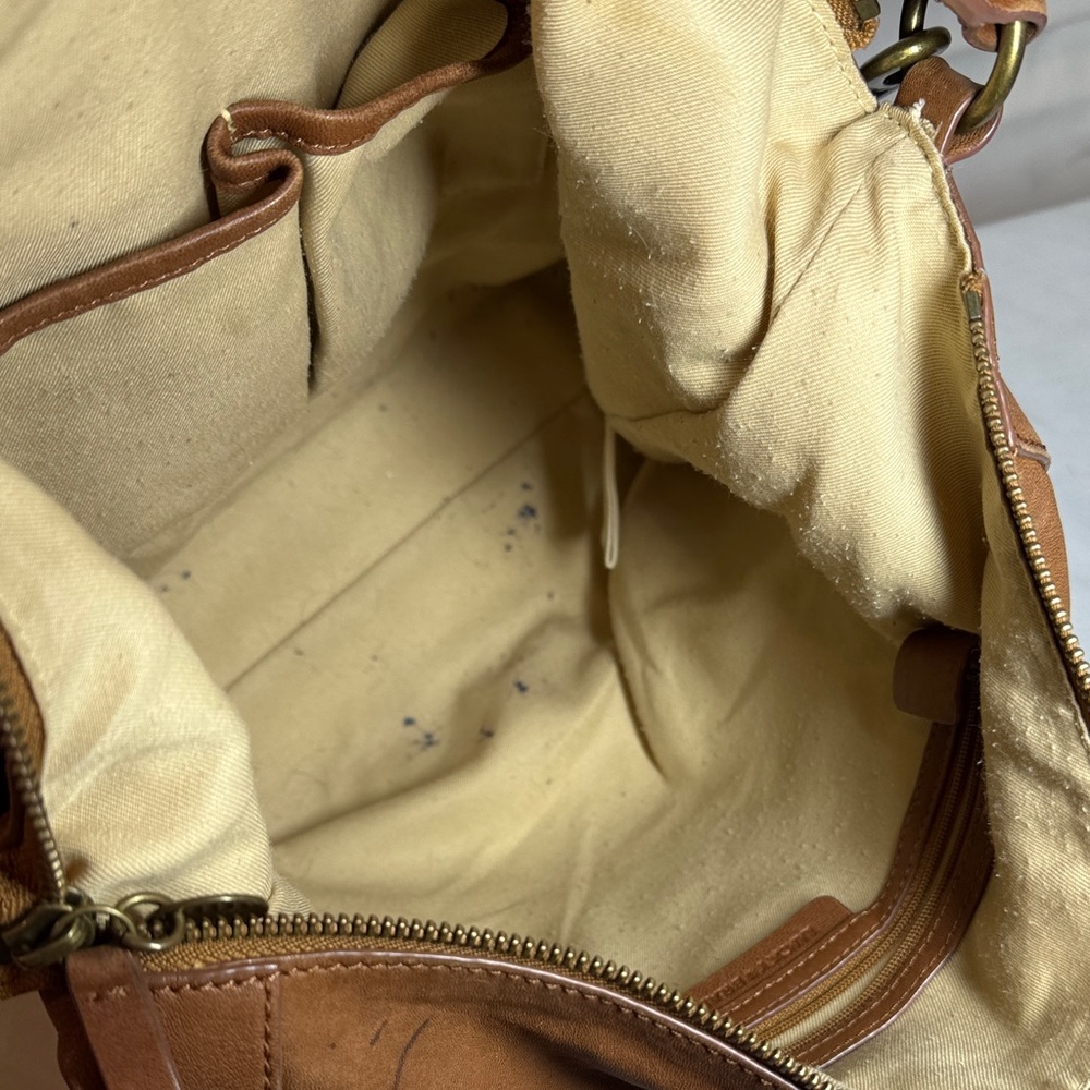 Lucky Brand Brown Leather Shoulder Bag - Picture 3 of 11